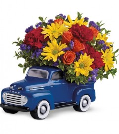 Classic 1948 Ford Canadian flower delivery