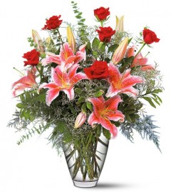 Canada flowers stargazer lilies & roses
